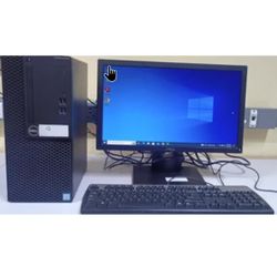 Dell  7050 i5-6500 256 GB SSD 8 GB RAM  Dell 24” Screen  windows 11 Ms office 2021 