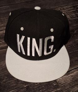 flat-brim snapback hat