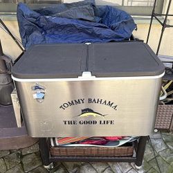 Tommy Bahama Rolling 100 Quart Patio Cooler