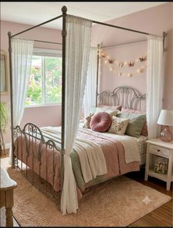 King size metal bed frame