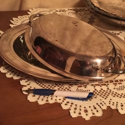 Silver plated platters