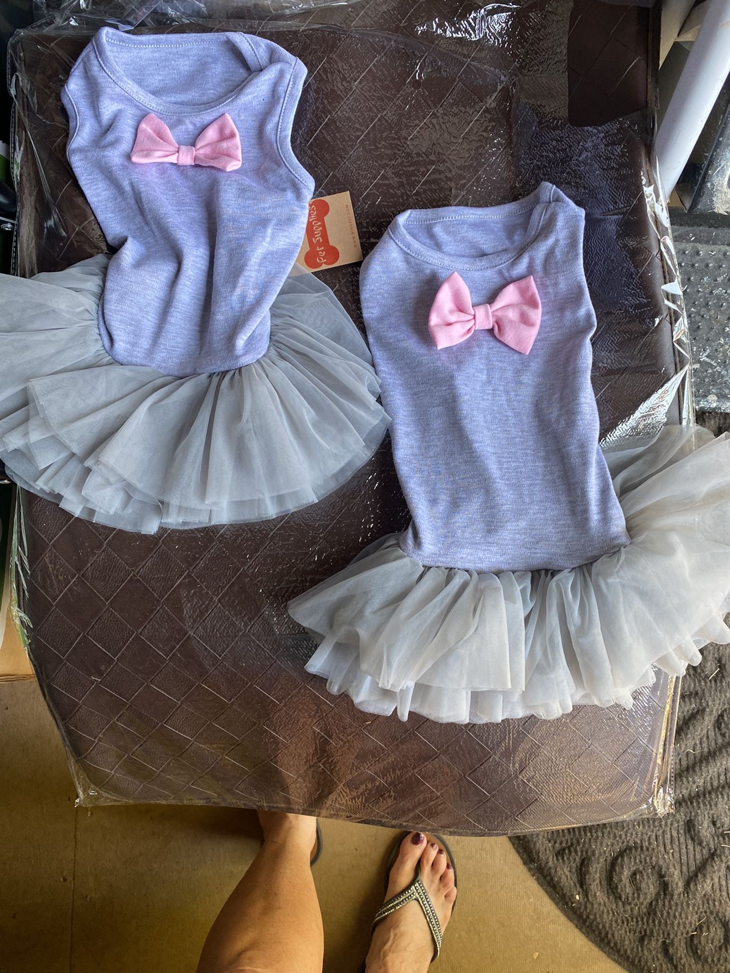 Two large dog dresses $8 Each 