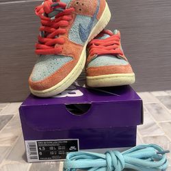 Nike Dunk SB Low, Orange  Emerald Rise (M4.5)