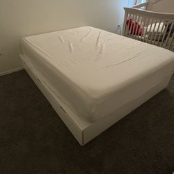 Nectar Memory Foam Cooling Mattress Queen And Bed Frame With Storage