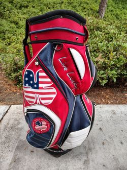 LIMITED EDITION Black Clover Live Lucky Patriotic Design Golf Bag