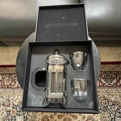 NEW French Press Coffee Maker w/2 Cups