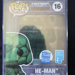 Funko POP He-Man Artist Series w/Official Funko Protector 