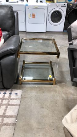 Glass Side Table