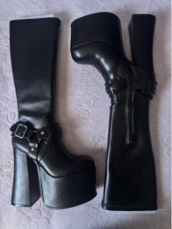 Gothic platform boots