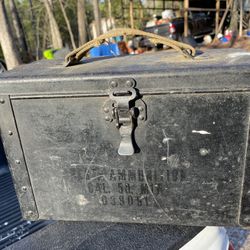 World War 2  - 50 Cal. Ammunition Box…. Good Condition 