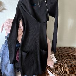 BCX Black Sweater Dress