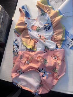 Bluey swimsuit with cover