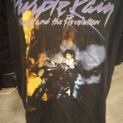 Purple Rain Prince t shirt Men's Xl