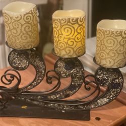 Peacock Candle Holder