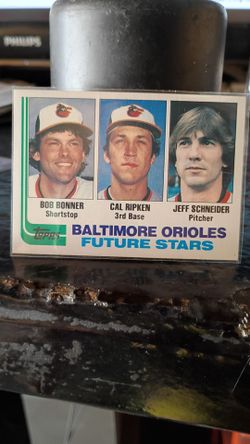 Cal ripken's rookie card