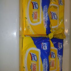 4 New Packs Of LYSOL DISINFECTANT WIPES