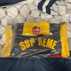 Supreme The North Face Arc Logo Denali Fleece Jacket Yellow Size XL