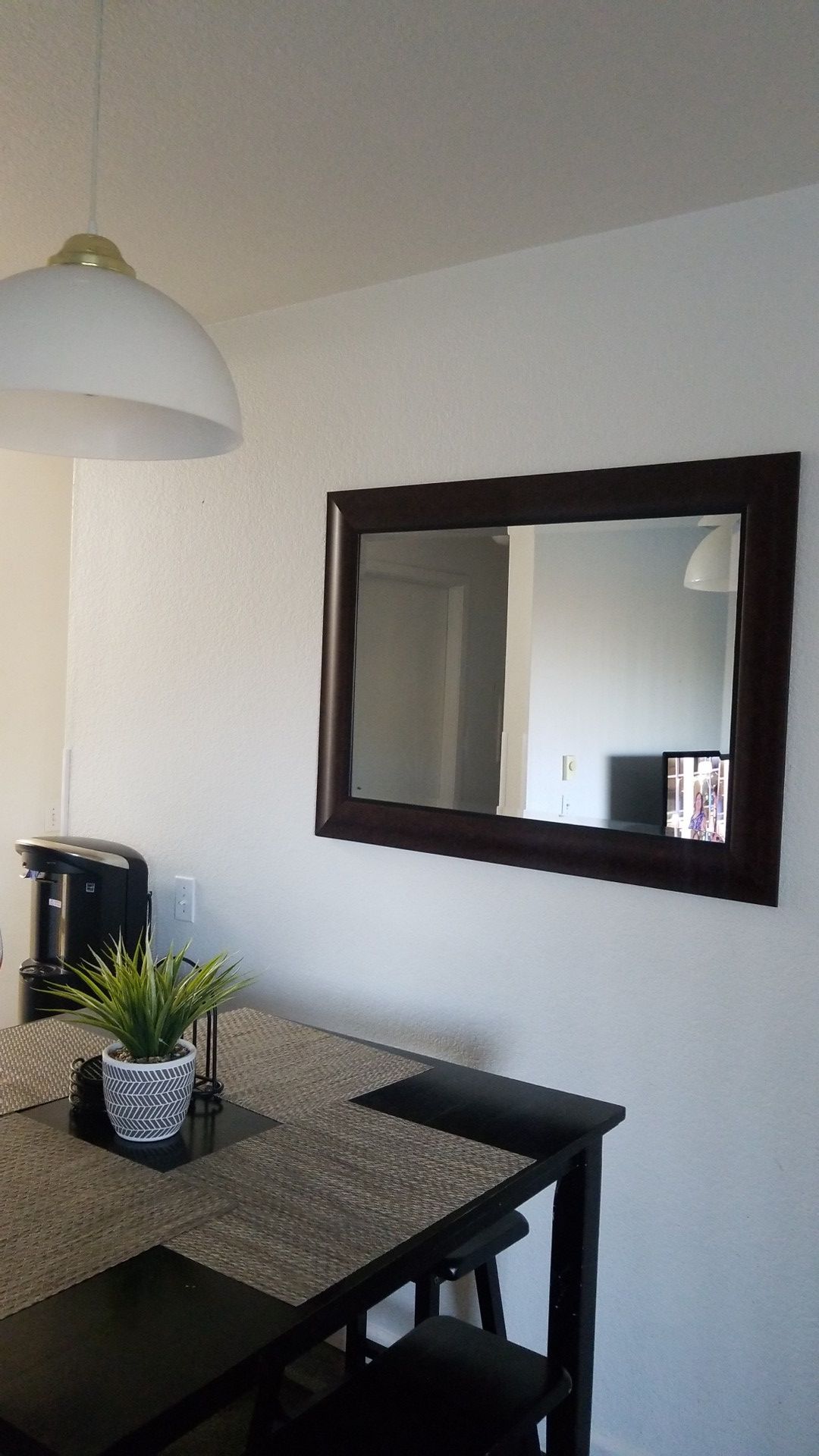 Wall mirror (Brown)