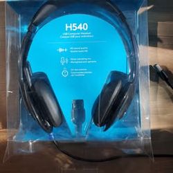 Logitech H540 USB Headset – Used, Good Condition $12