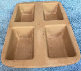 Stoneware 4 in 1 mini loaf pan