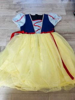 Disney Princess Dress Snow White Kids Child Halloween Costume Girl Size 4-5