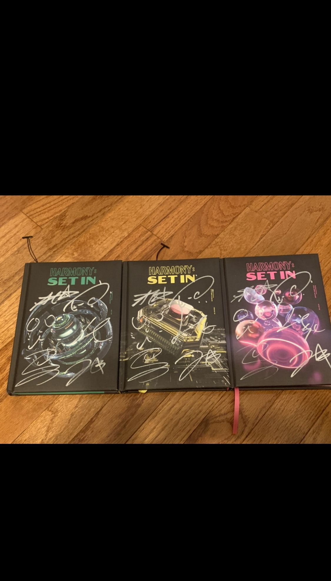P1Harmony Harmony Set In Signed Albums