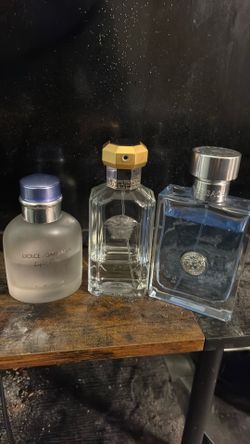 Versace , dolce gabanna used cologne