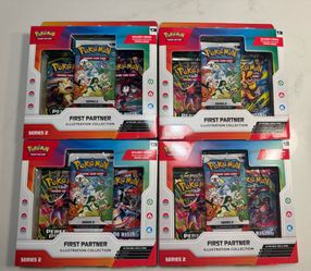 4 Pokemon First Partner Illustration Series 2