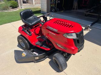 46” Troy bilt super bronco and trailer