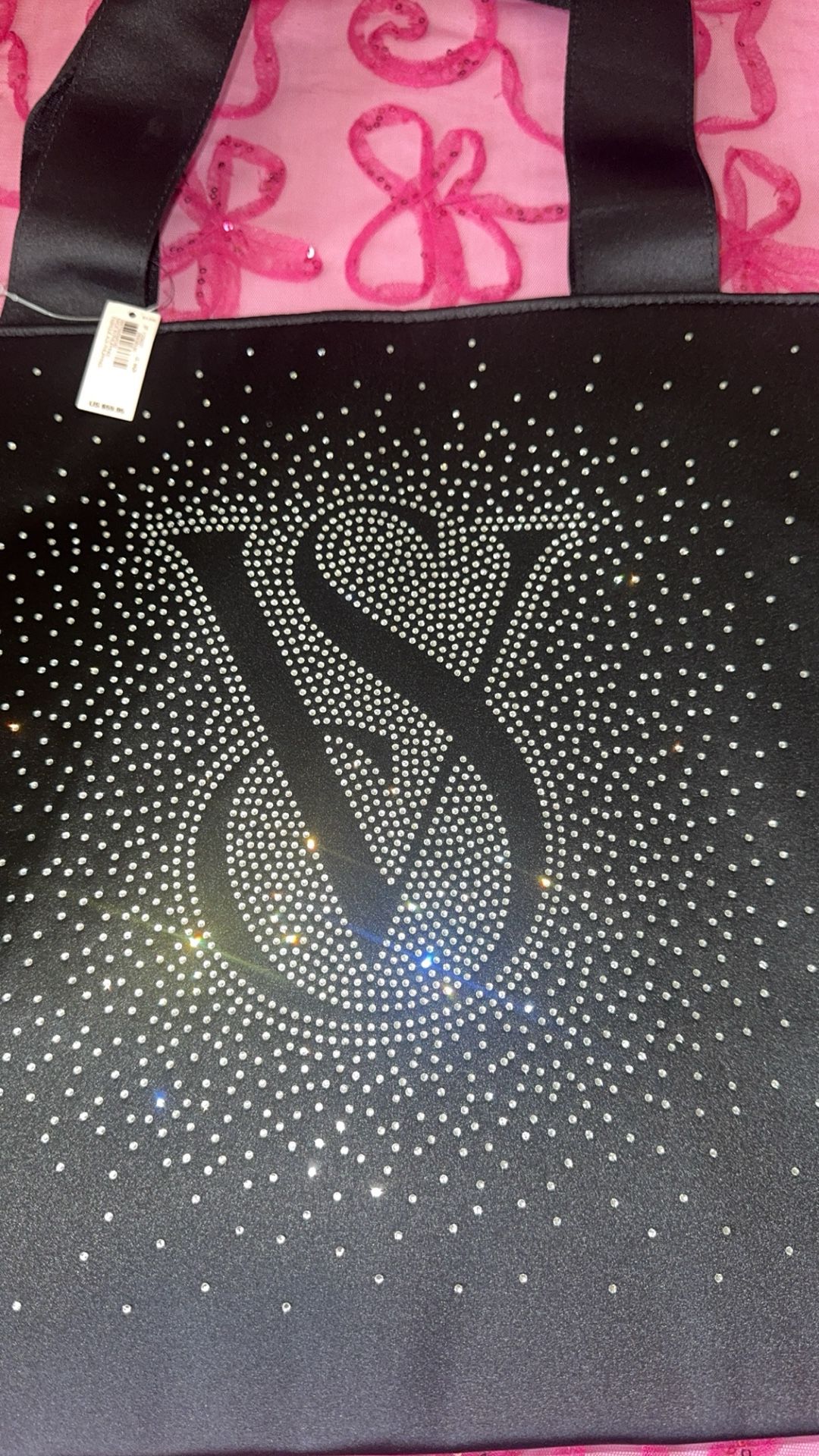 NEW VS shine Rhinestone Tote