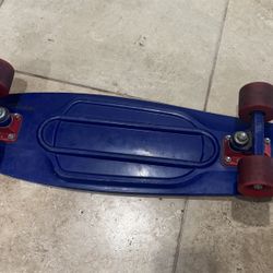 Nickel Board Skate Board Great Condition Red / Blue