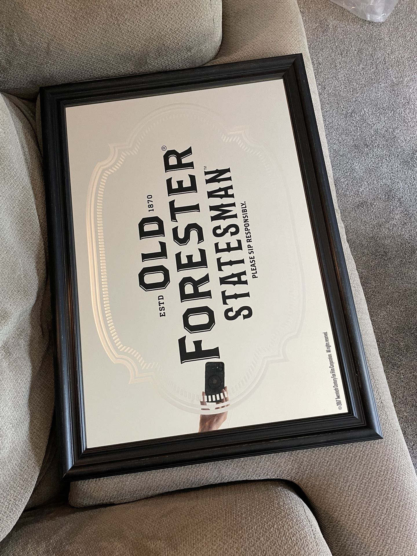 Old Forester Whiskey Bar Mirror