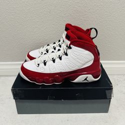 Jordan 9 Retro ‘White Gym Red’ 2019 Sz 6Y