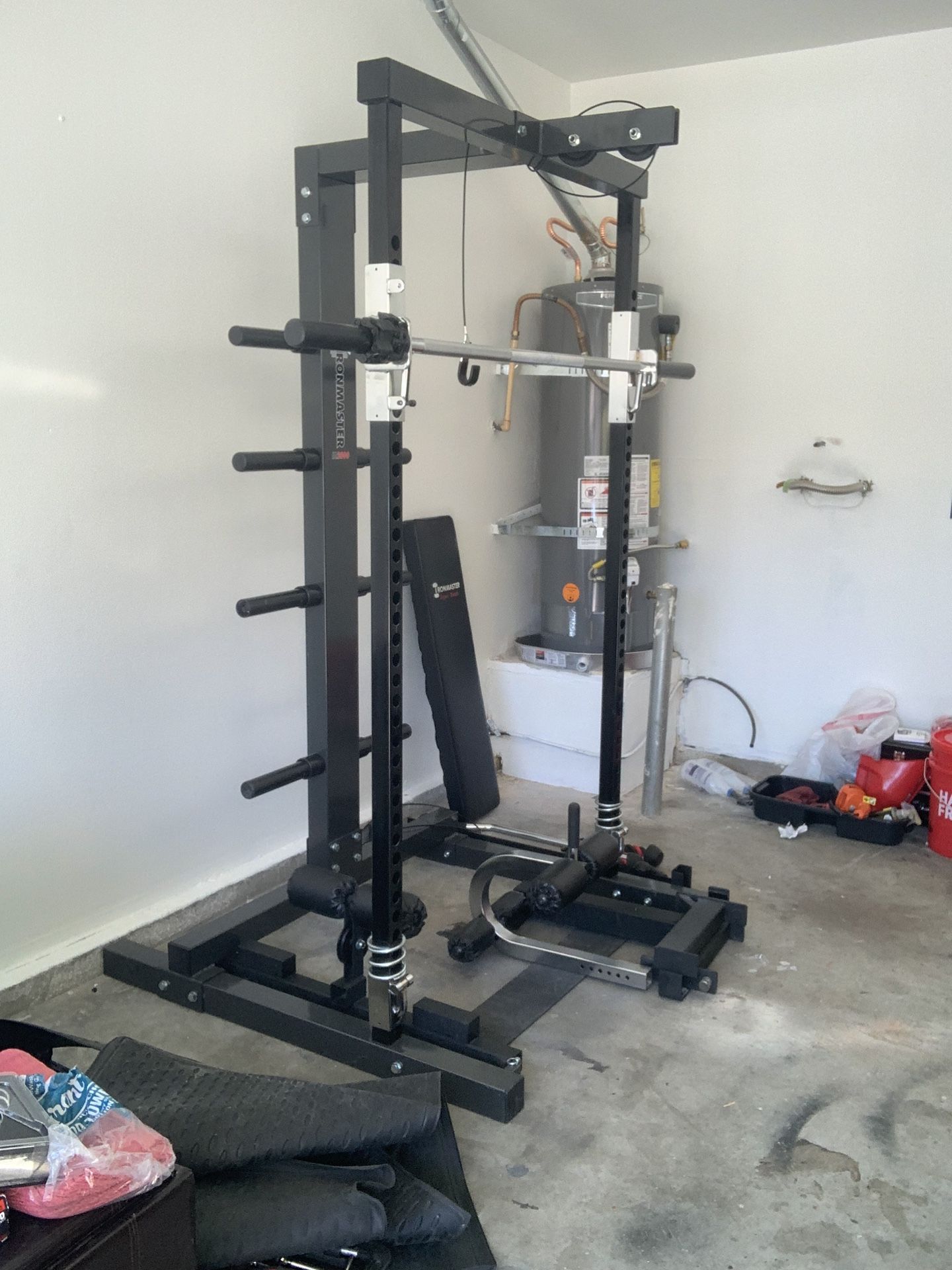 Weight Rack Self Spotting Machine Bench Press Squat Rack
