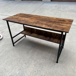 Brand new 55 inch computer desk with shelf 