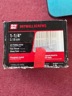 Grip Rite 1-1/4" Drywall Screws 1 lb Box
