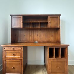 Pottery Barn Storage Hutch Desk