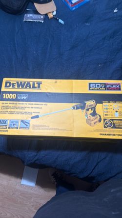 Dewalt 60v 1000 psi power washer