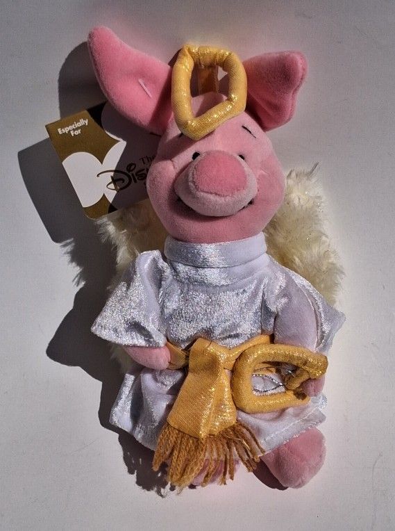 Disney Store Choir Angel Piglet Plush Toy