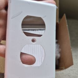 2 boxes of 50 Pack White Outlet Covers