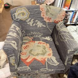 Make Me An Offer Must Go!Sundance Catalog Kilim Upholstered Armchair – Beautiful & Unique!  📍