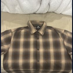 2 large flannels