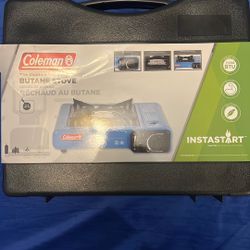 Brand New Blue Coleman Butane Stove