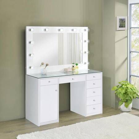 Stunning Vanity Desk With Tons Of Storage Drawers! Lowest Prices Ever!