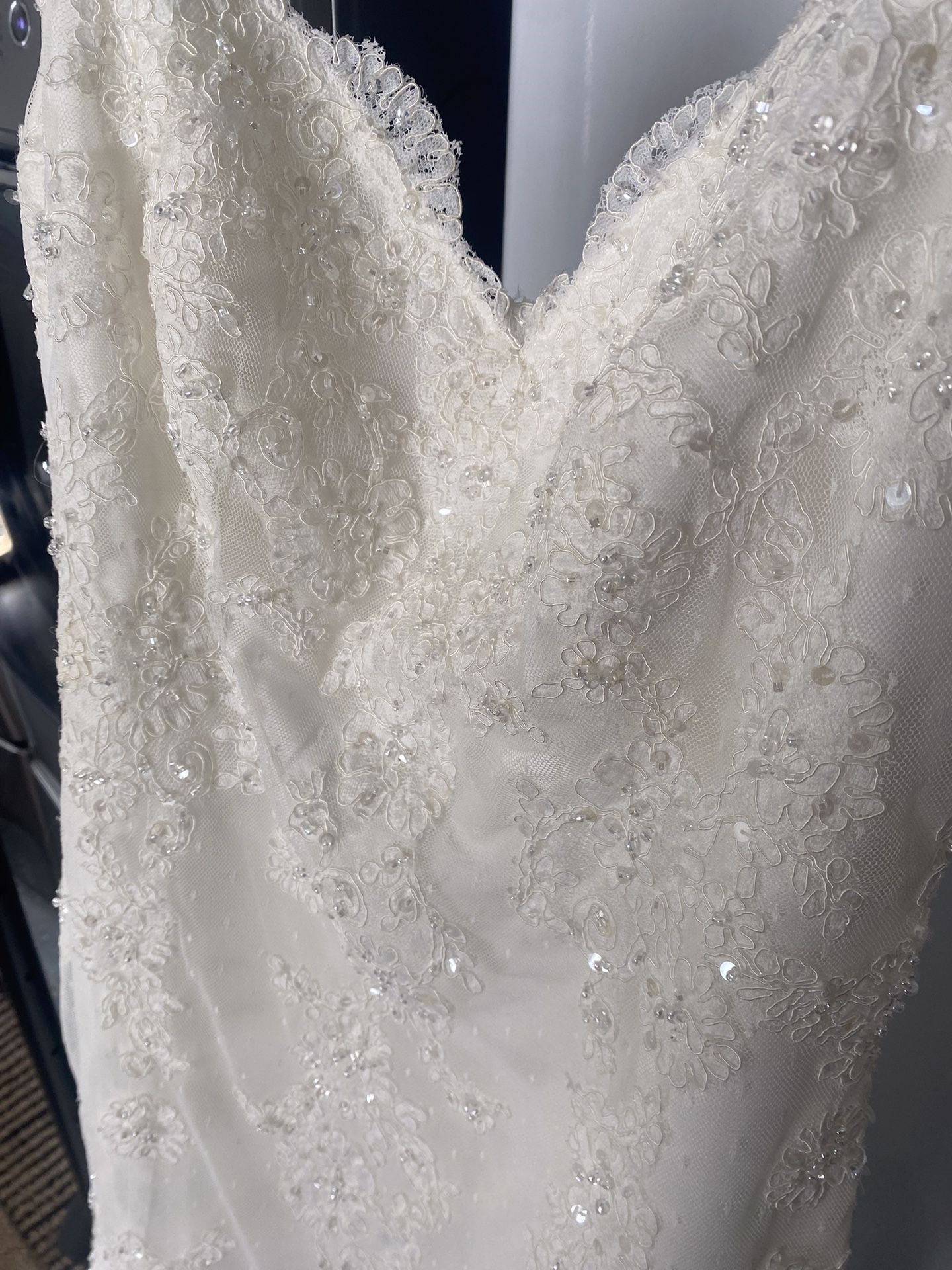 Wedding Dress David’s Bridal Size 14
