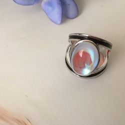 Moonstone Ring, Size 7