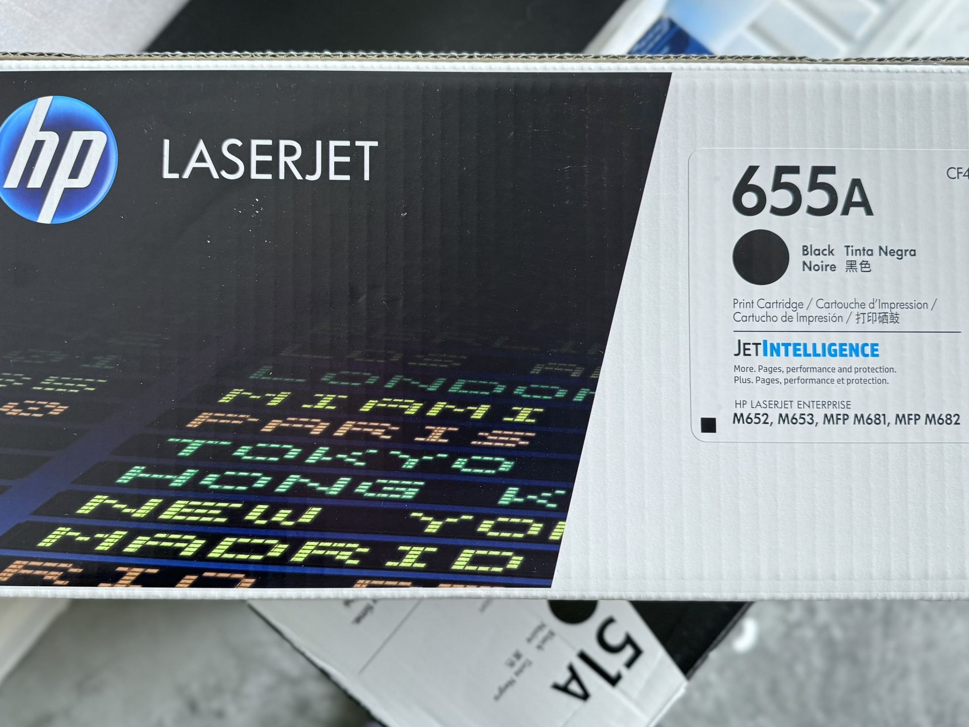 HP 655 A / Black Toner Cartridge