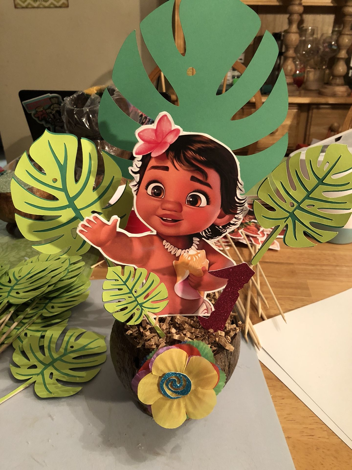 Moana centerpieces