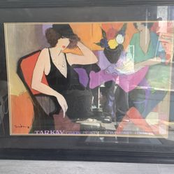 Tarkey Print In Black Frame 44’x36”