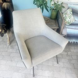 Gray West Elm Chair 